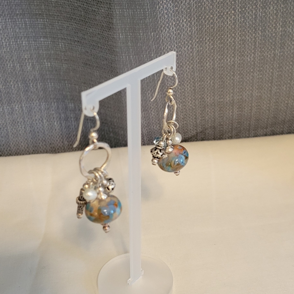 ❤ SILVER VINTAGE EARRINGS - Picture 11 of 14